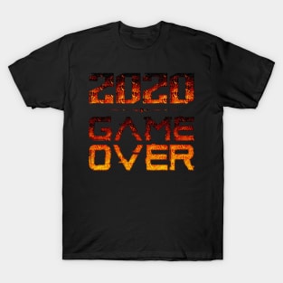 2020 Game Over Funny T-Shirt for Quarantined Gamers T-Shirt